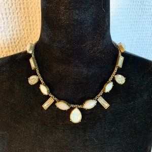 Silpada Vintage Swarovski Crystal & Moonstone Necklace